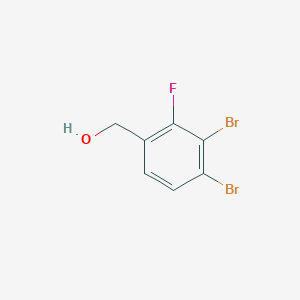 molecular formula C7H5Br2FO B1409961 3,4-Dibromo-2-fluorobenzyl alcohol CAS No. 1805123-04-9