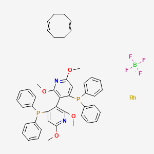 (R)-(+)-2,2',6,6'-Tetramethoxy-4,4'-bis(diphenylphosphino)-3,3'-bipyridine(1,5-cyclooctadiene)rhodium(I) tetrafluoroborate