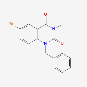 1-benzyl-6-bromo-3-ethylquinazoline-2,4(1H,3H)-dione