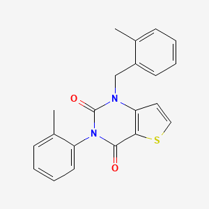 1-(2-methylbenzyl)-3-(2-methylphenyl)thieno[3,2-d]pyrimidine-2,4(1H,3H)-dione