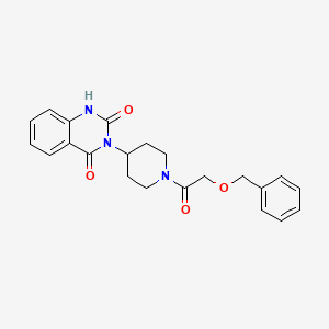 3-(1-(2-(benzyloxy)acetyl)piperidin-4-yl)quinazoline-2,4(1H,3H)-dione