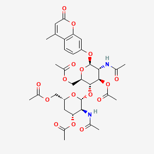 4-Methylumbelliferyl 4-Deoxy--D-chitobiose Peracetate