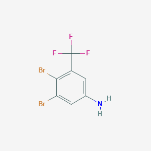 3,4-Dibromo-5-(trifluoromethyl)aniline