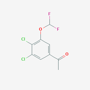 3',4'-Dichloro-5'-(difluoromethoxy)acetophenone