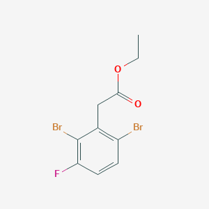 Ethyl 2,6-dibromo-3-fluorophenylacetate