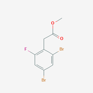 Methyl 2,4-dibromo-6-fluorophenylacetate