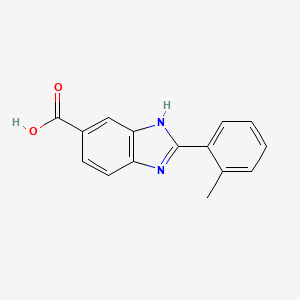 2-(2-Methylphenyl)-1H-benzimidazole-6-carboxylic acid