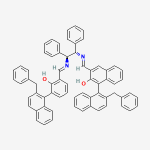 (R)-2'-Benzyl-3-((E)-(((1S,2S)-2-((E)-(3-((R)-2-benzylnaphthalen-1-yl)-2-hydroxybenzylidene)amino)-1,2-diphenylethyl)imino)methyl)-[1,1'-binaphthalen]-2-ol