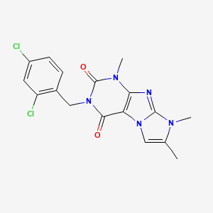 2-[(2,4-Dichlorophenyl)methyl]-4,6,7-trimethylpurino[7,8-a]imidazole-1,3-dione