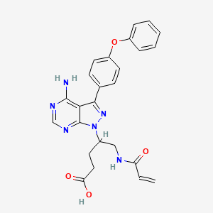 molecular formula C25H24N6O4 B14099955 IbrutinibM25 