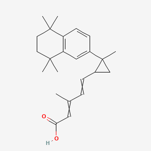 3-methyl-5-[2-methyl-2-(5,5,8,8-tetramethyl-6,7-dihydronaphthalen-2-yl)cyclopropyl]penta-2,4-dienoic acid