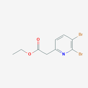 Ethyl 2,3-dibromopyridine-6-acetate