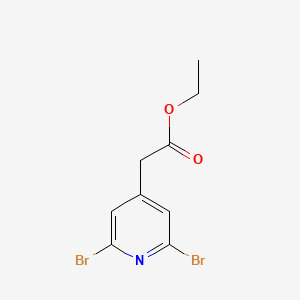 Ethyl 2,6-dibromopyridine-4-acetate