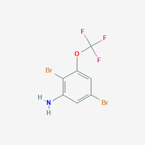 2,5-Dibromo-3-(trifluoromethoxy)aniline