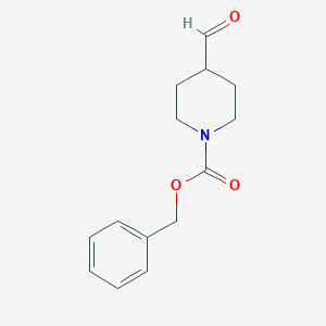 molecular formula C14H17NO3 B141001 4-甲酰基哌啶-1-甲酸苄酯 CAS No. 138163-08-3
