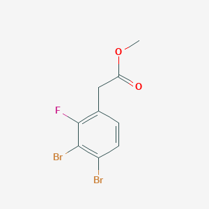 Methyl 3,4-dibromo-2-fluorophenylacetate