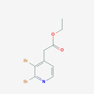 Ethyl 2,3-dibromopyridine-4-acetate