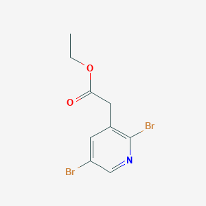 Ethyl 2,5-dibromopyridine-3-acetate