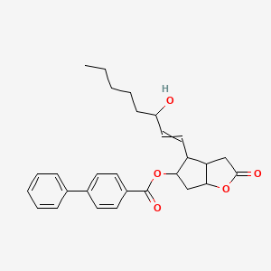 (1S,5R,6R,7R)-6-[(E)-3(S)-hydroxy-1-octenyl]-7-(4-phenyl-benzoyloxy)-2-oxabicyclo[3.3.0]octane-3-one