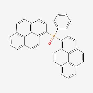 molecular formula C38H23OP B14100299 Phenyldi(pyren-1-yl)phosphine oxide 