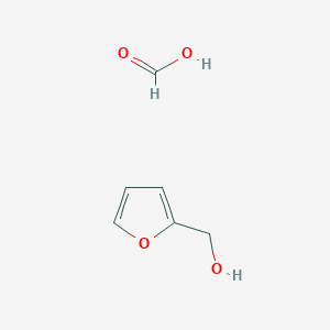 molecular formula C6H8O4 B14100370 Formic acid;furan-2-ylmethanol 