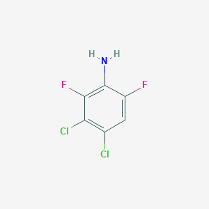 molecular formula C6H3Cl2F2N B1410045 3,4-Dichloro-2,6-difluoroaniline CAS No. 1807183-78-3