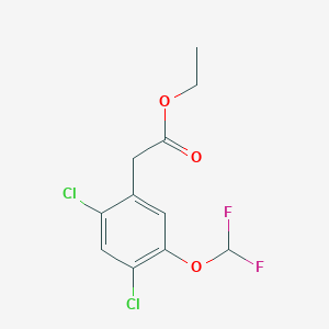 Ethyl 2,4-dichloro-5-(difluoromethoxy)phenylacetate