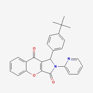 1-(4-Tert-butylphenyl)-2-(pyridin-2-yl)-1,2-dihydrochromeno[2,3-c]pyrrole-3,9-dione