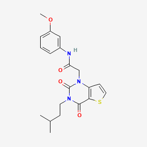 N-(3-methoxyphenyl)-2-[3-(3-methylbutyl)-2,4-dioxo-3,4-dihydrothieno[3,2-d]pyrimidin-1(2H)-yl]acetamide