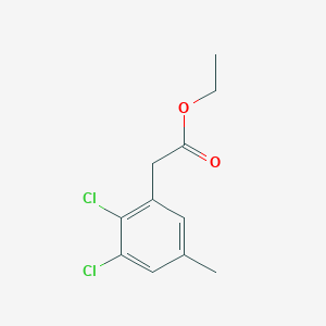 molecular formula C11H12Cl2O2 B1410056 Ethyl 2,3-dichloro-5-methylphenylacetate CAS No. 1806304-59-5