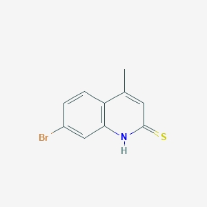 7-bromo-4-methylquinoline-2(1H)-thione