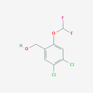 4,5-Dichloro-2-(difluoromethoxy)benzyl alcohol