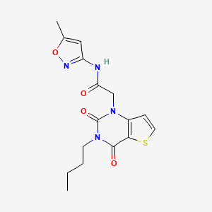 2-(3-butyl-2,4-dioxo-3,4-dihydrothieno[3,2-d]pyrimidin-1(2H)-yl)-N-(5-methyl-1,2-oxazol-3-yl)acetamide