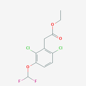 Ethyl 2,6-dichloro-3-(difluoromethoxy)phenylacetate