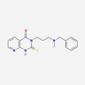 3-[3-[benzyl(methyl)amino]propyl]-2-sulfanylidene-1H-pyrido[2,3-d]pyrimidin-4-one