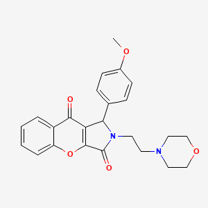 1-(4-Methoxyphenyl)-2-[2-(morpholin-4-yl)ethyl]-1,2-dihydrochromeno[2,3-c]pyrrole-3,9-dione