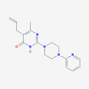 6-methyl-5-(prop-2-en-1-yl)-2-[4-(pyridin-2-yl)piperazin-1-yl]pyrimidin-4(3H)-one