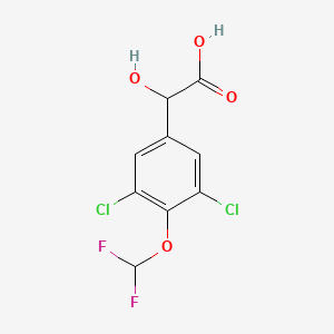 molecular formula C9H6Cl2F2O4 B1410093 3,5-Dichloro-4-(difluoromethoxy)mandelic acid CAS No. 1806328-78-8