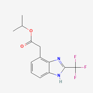 Isopropyl 2-(2-(trifluoromethyl)-1H-benzo[d]imidazol-4-yl)acetate