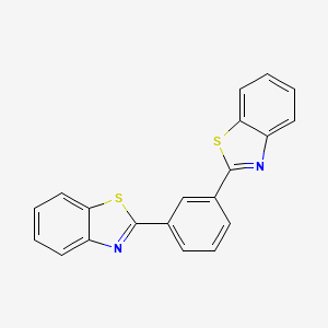 molecular formula C20H12N2S2 B14100968 2,2'-(1,3-Phenylene)bis(1,3-benzothiazole) CAS No. 62090-95-3