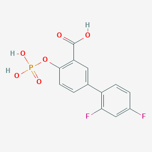 molecular formula C13H9F2O6P B014101 磷酸双氟尼柳 CAS No. 84958-45-2