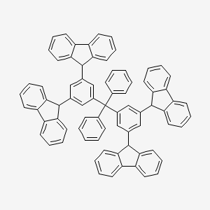 molecular formula C77H52 B14101046 Bis(3,5-di(9H-fluoren-9-yl)phenyl)diphenylmethane 