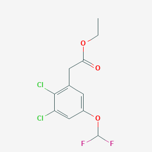Ethyl 2,3-dichloro-5-(difluoromethoxy)phenylacetate