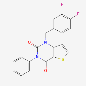 1-(3,4-difluorobenzyl)-3-phenylthieno[3,2-d]pyrimidine-2,4(1H,3H)-dione