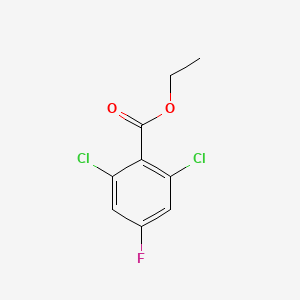 molecular formula C9H7Cl2FO2 B1410110 Ethyl 2,6-dichloro-4-fluorobenzoate CAS No. 1803820-65-6