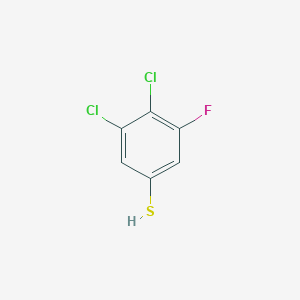 molecular formula C6H3Cl2FS B1410111 3,4-Dichloro-5-fluorothiophenol CAS No. 1804881-36-4
