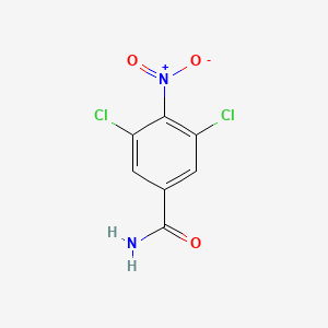 molecular formula C7H4Cl2N2O3 B1410116 3,5-Dichloro-4-nitrobenzamide CAS No. 1804897-14-0