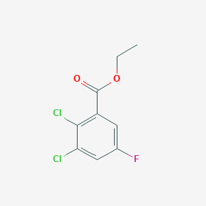 molecular formula C9H7Cl2FO2 B1410121 Ethyl 2,3-dichloro-5-fluorobenzoate CAS No. 1807053-15-1