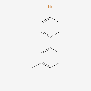 molecular formula C14H13Br B14101210 4'-Bromo-3,4-dimethyl-1,1'-biphenyl CAS No. 89346-64-5