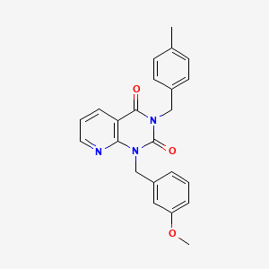 1-[(3-methoxyphenyl)methyl]-3-[(4-methylphenyl)methyl]-1H,2H,3H,4H-pyrido[2,3-d]pyrimidine-2,4-dione